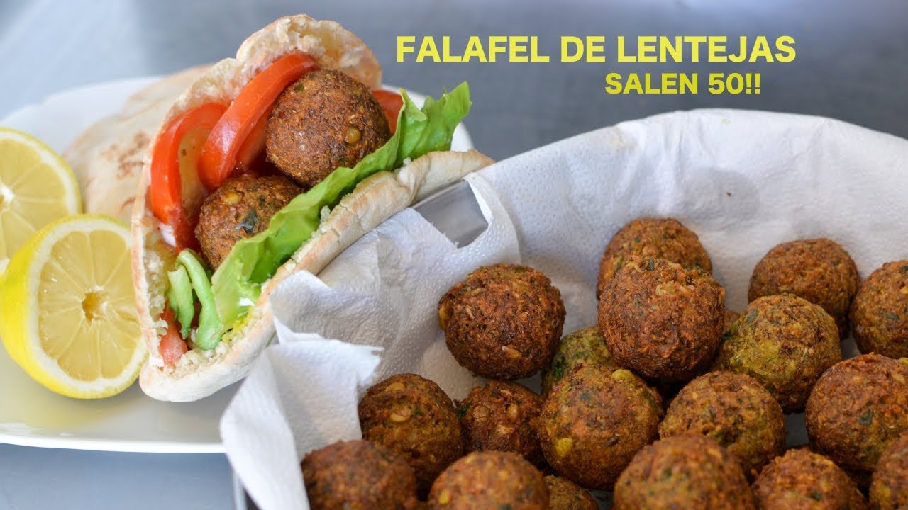 Receta de Falafel de lentejas