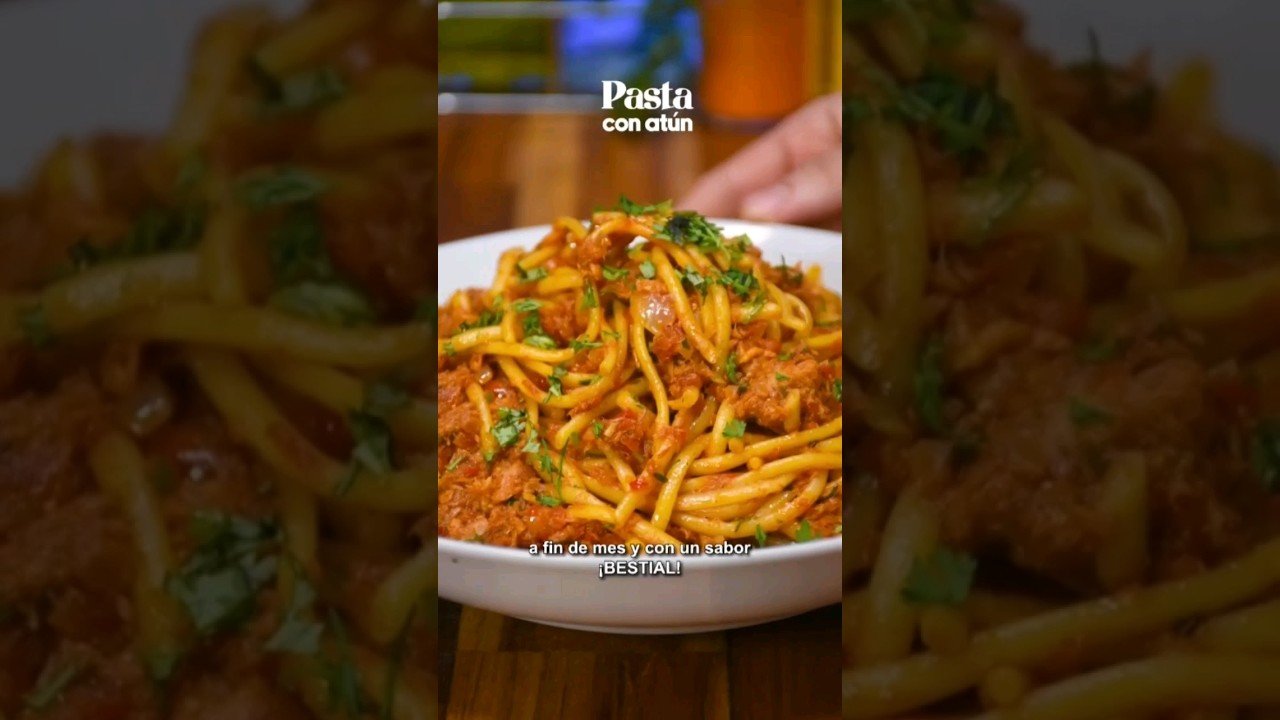 Receta de Fideos con atún