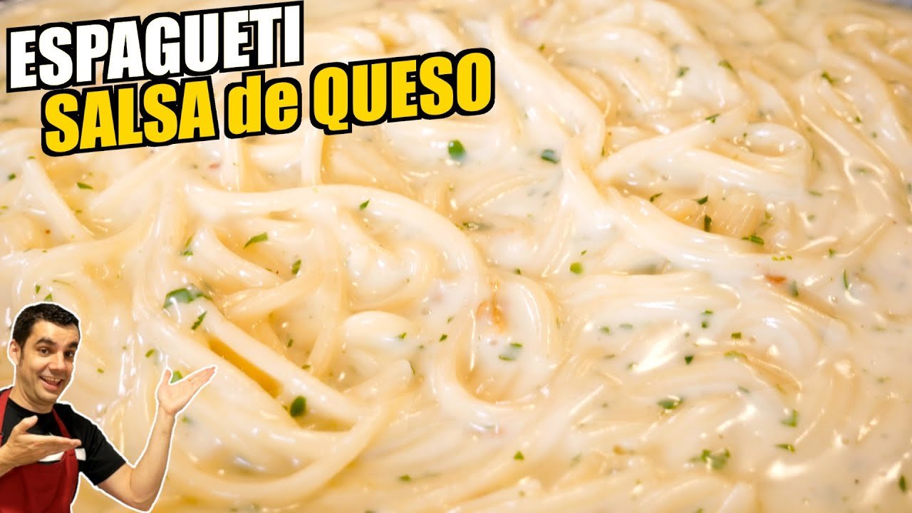 Receta de Fideos con salsa de queso