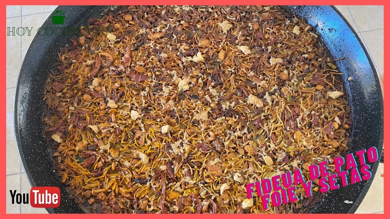 Receta de Fideuá de pato