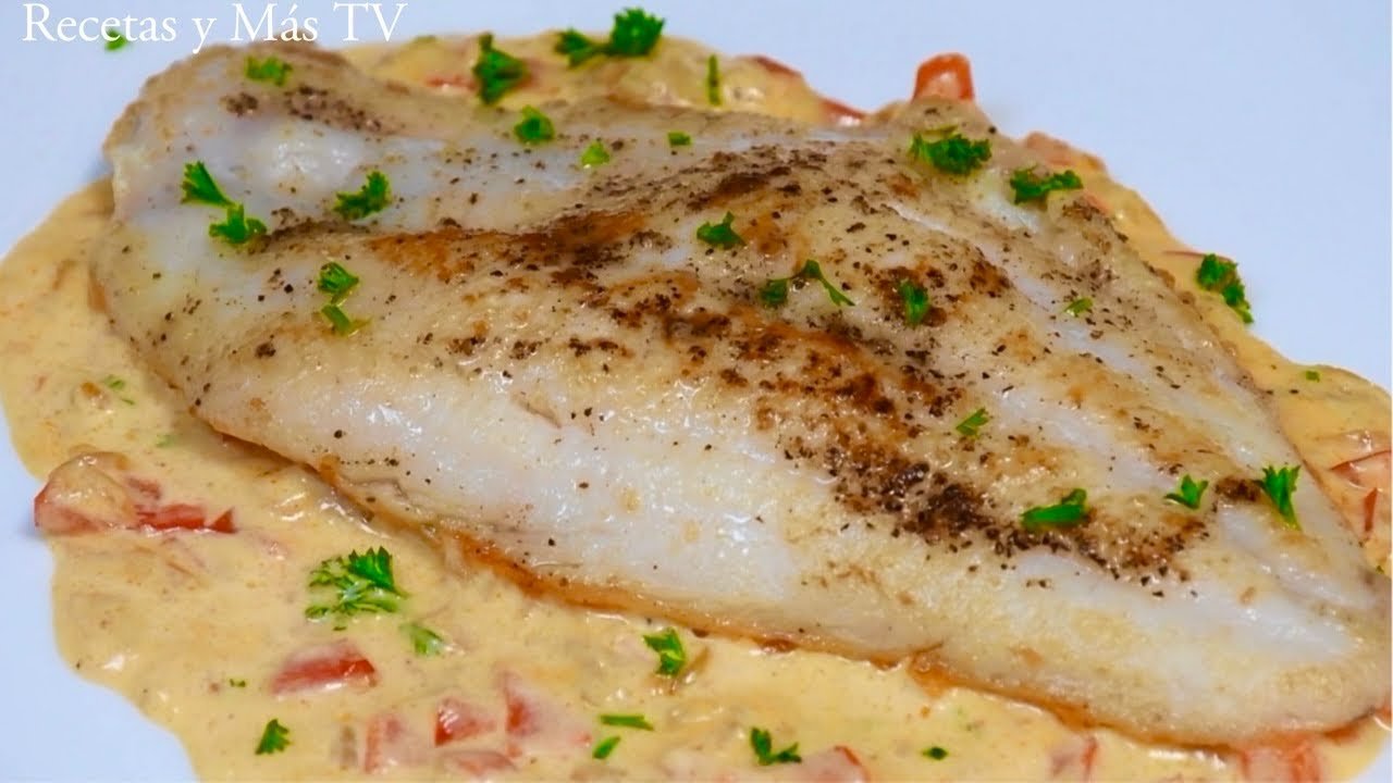 Receta de Filete de pescado en salsa blanca