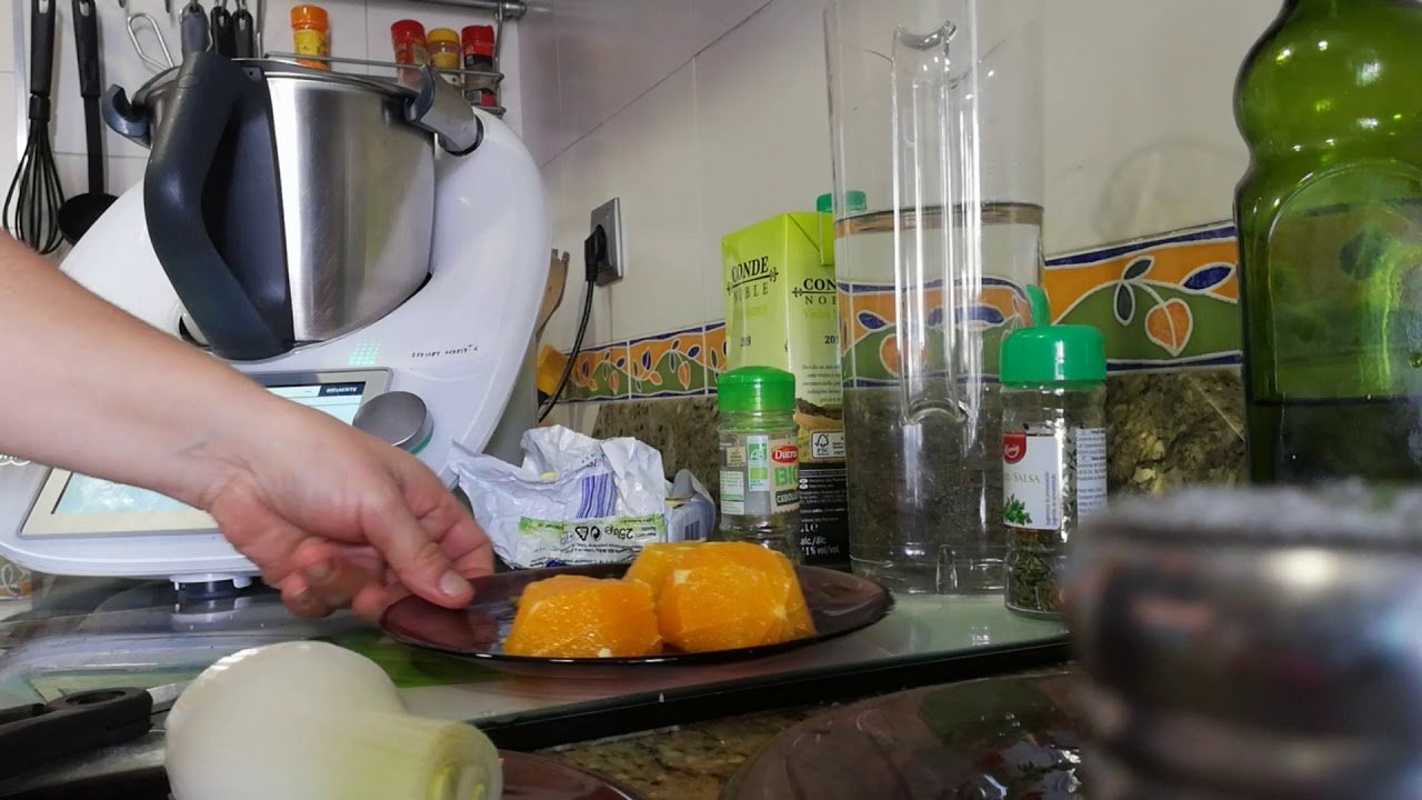 Receta de Filetes de Lenguado a La naranja con Thermomix