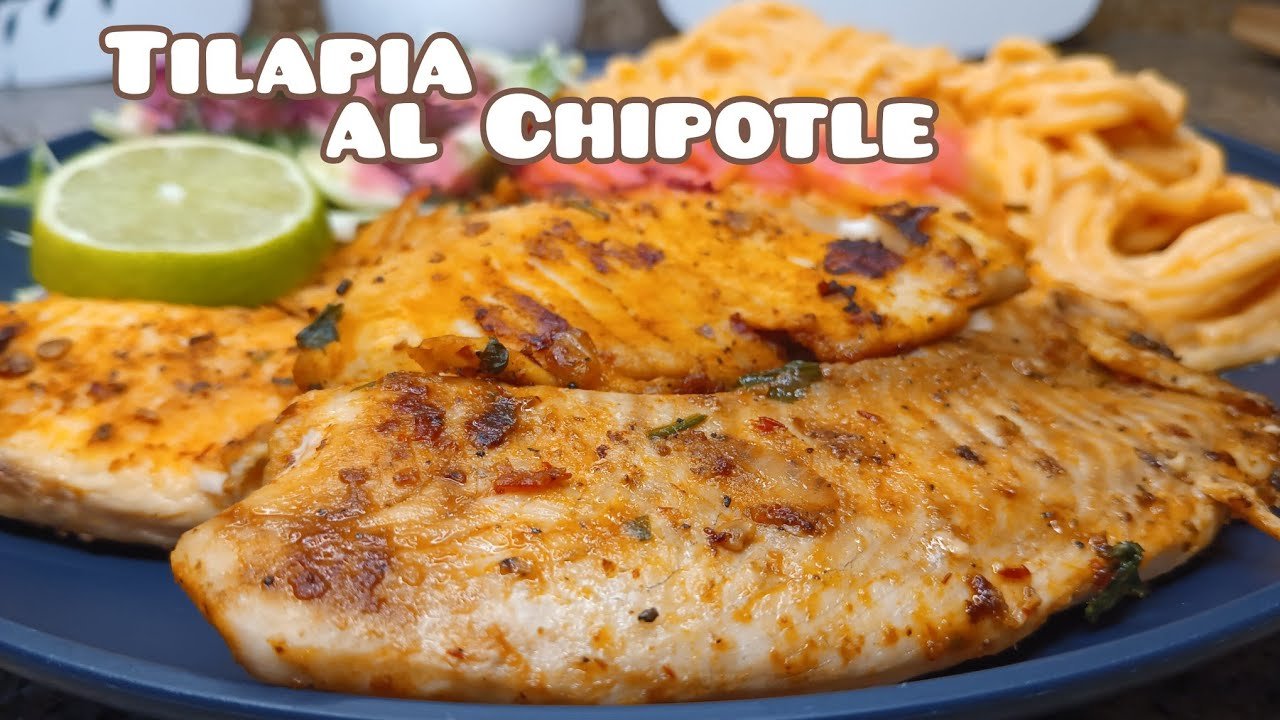 Receta de Filetes de pescado al chipotle