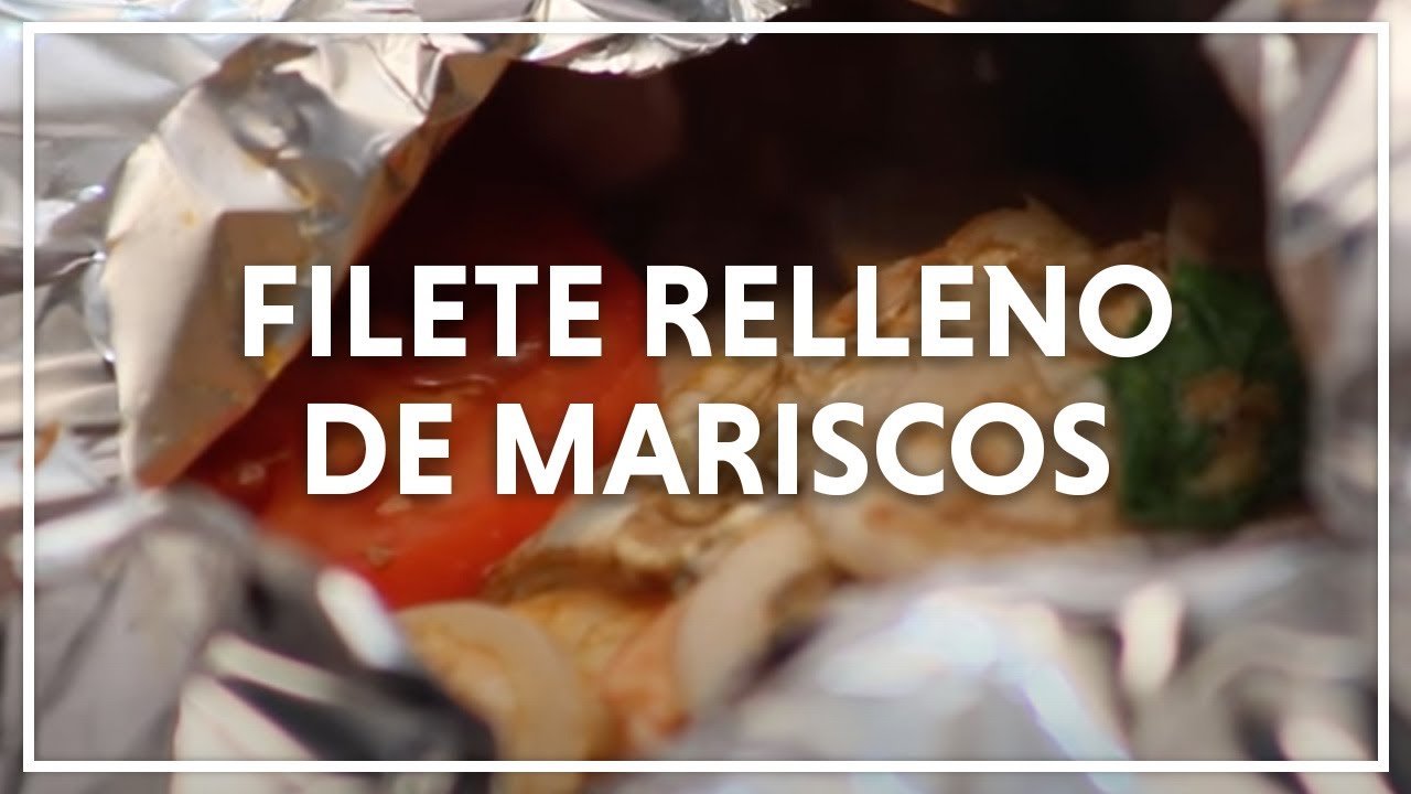 Receta de Filetes de pescado rellenos con mariscos