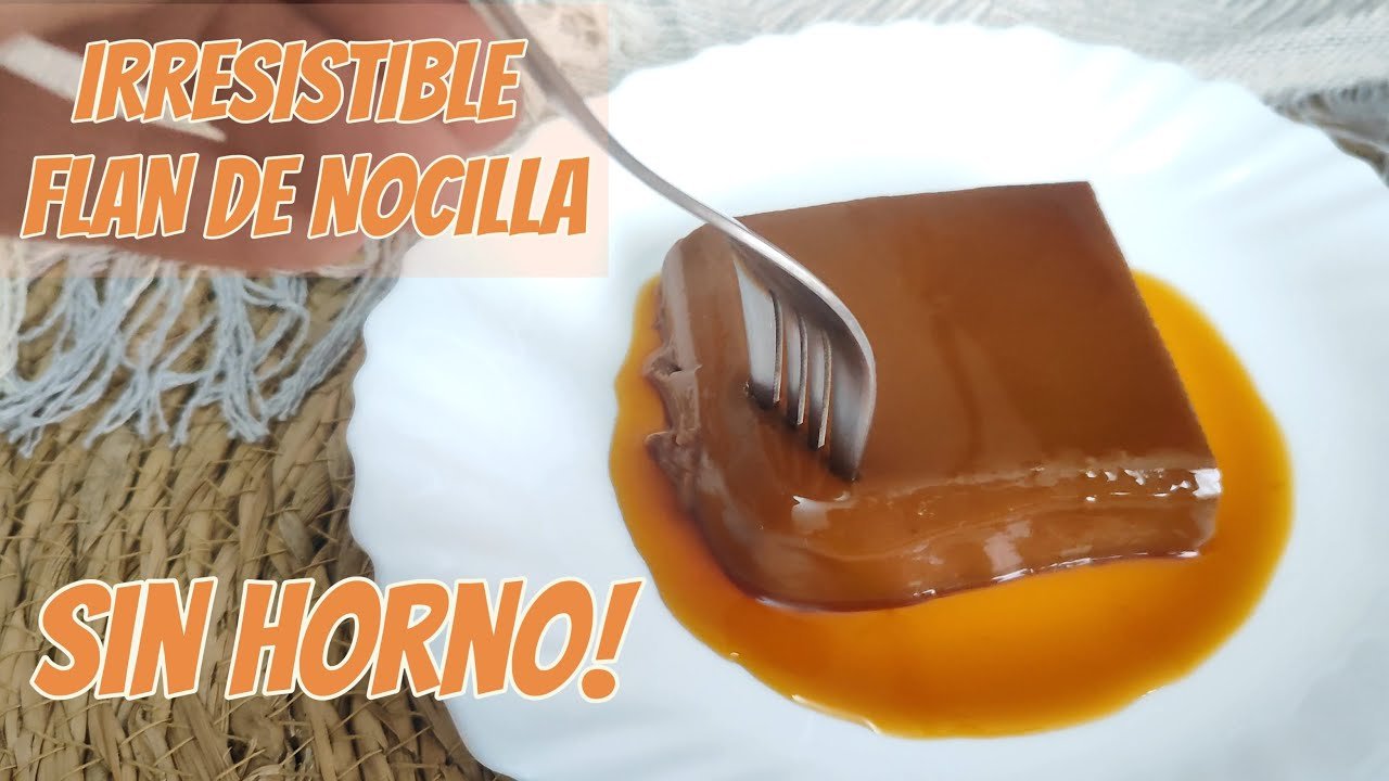 Receta de Flan de Nocilla fácil