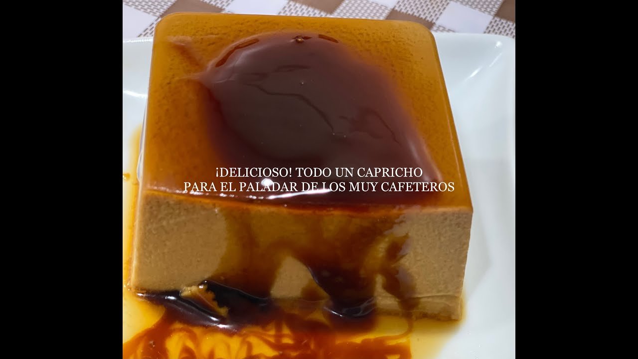 Receta de Flan de café Royal