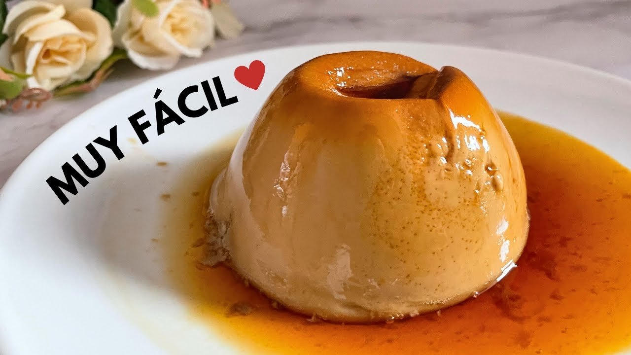 Receta de Flan de café al microondas
