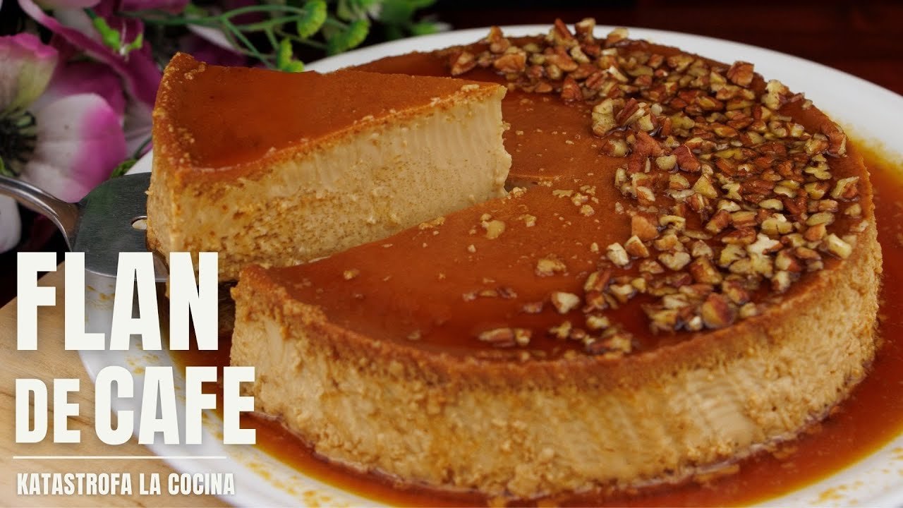 Receta de Flan de café sin horno