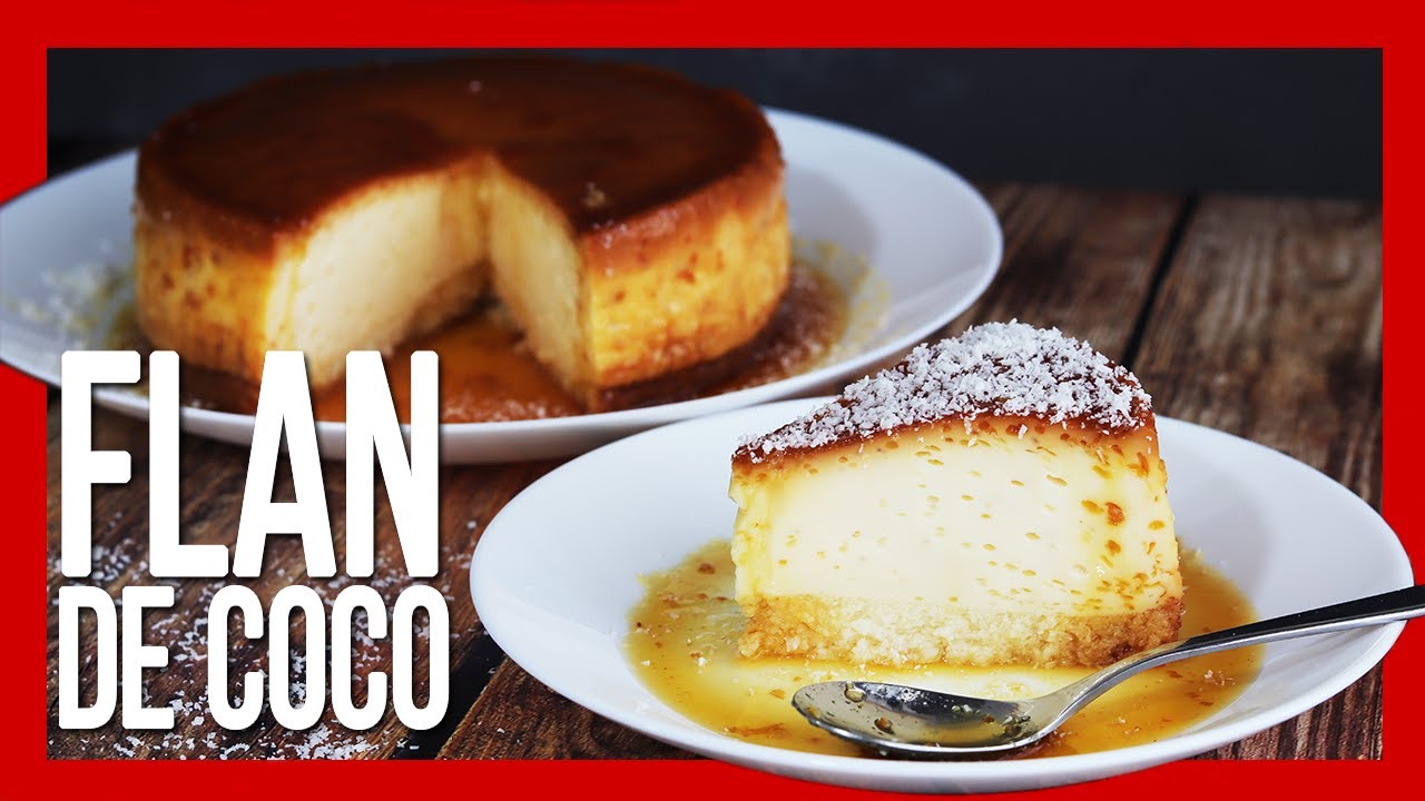 Receta de Flan de coco