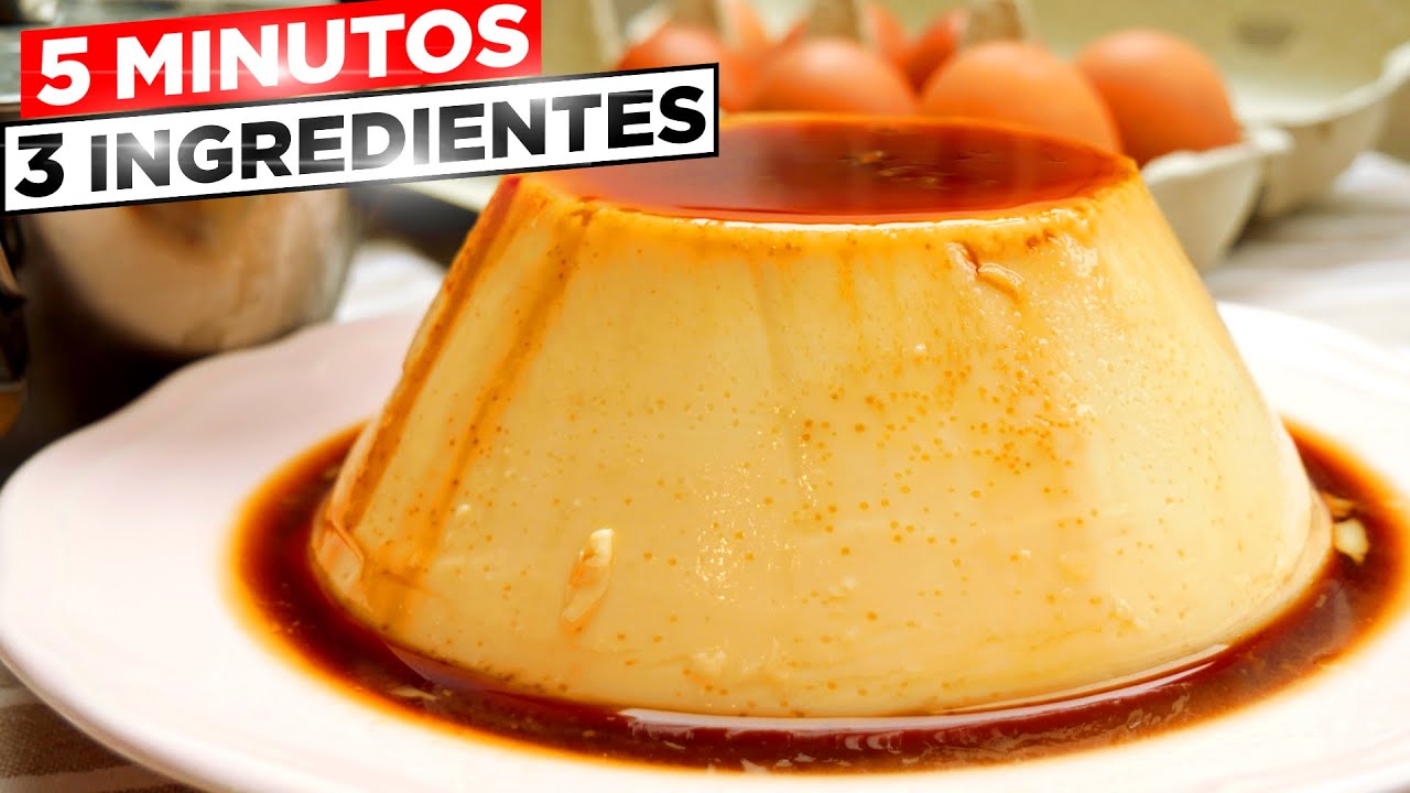Receta de Flan de huevo casero receta de la abuela