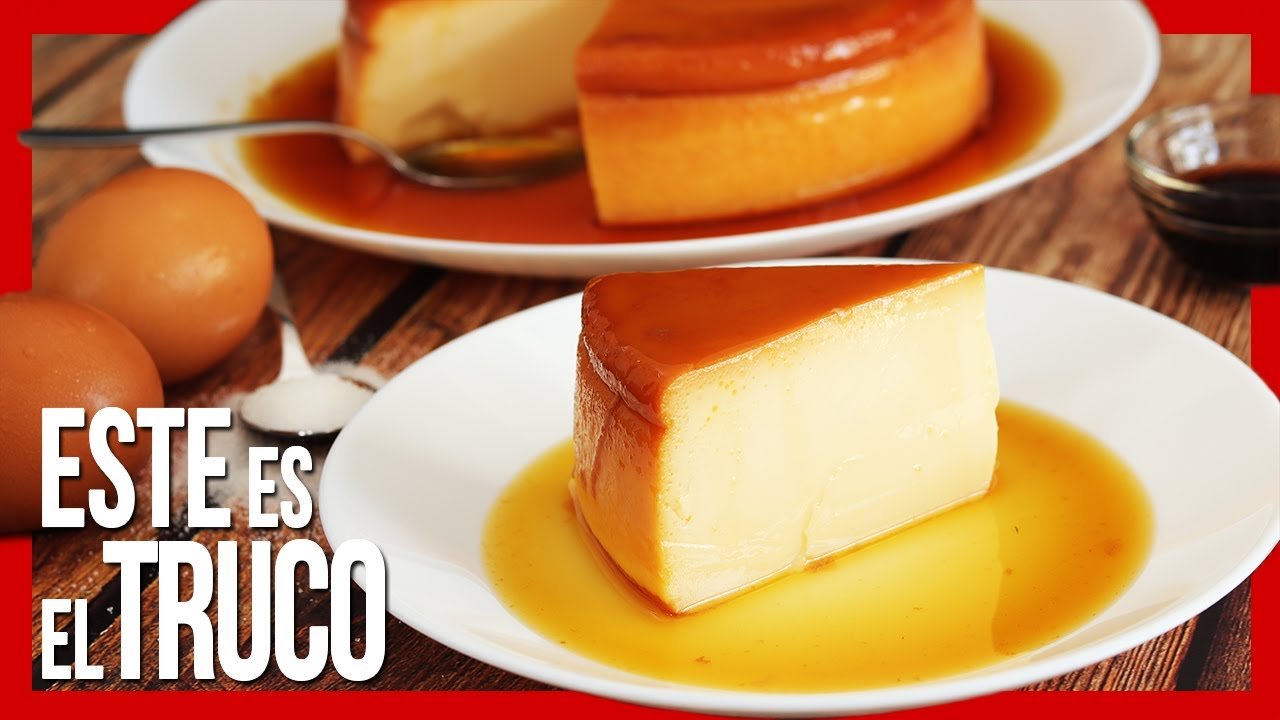 Receta de Flan de leche cubano