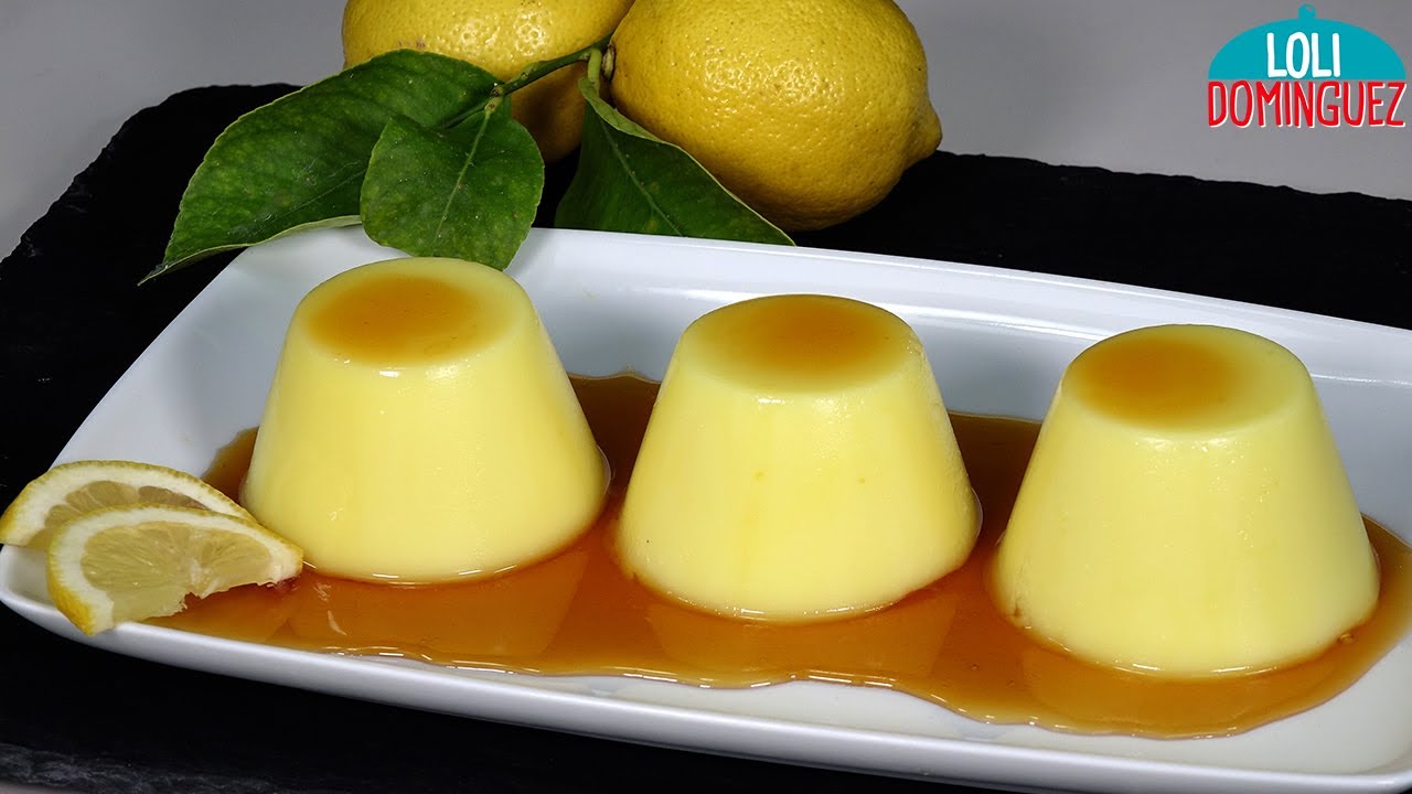 Receta de Flan de limón sin huevo delicioso