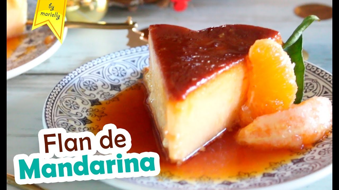 Receta de Flan de mandarina