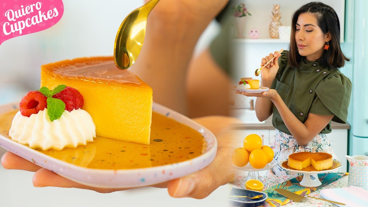 Receta de Flan de naranja