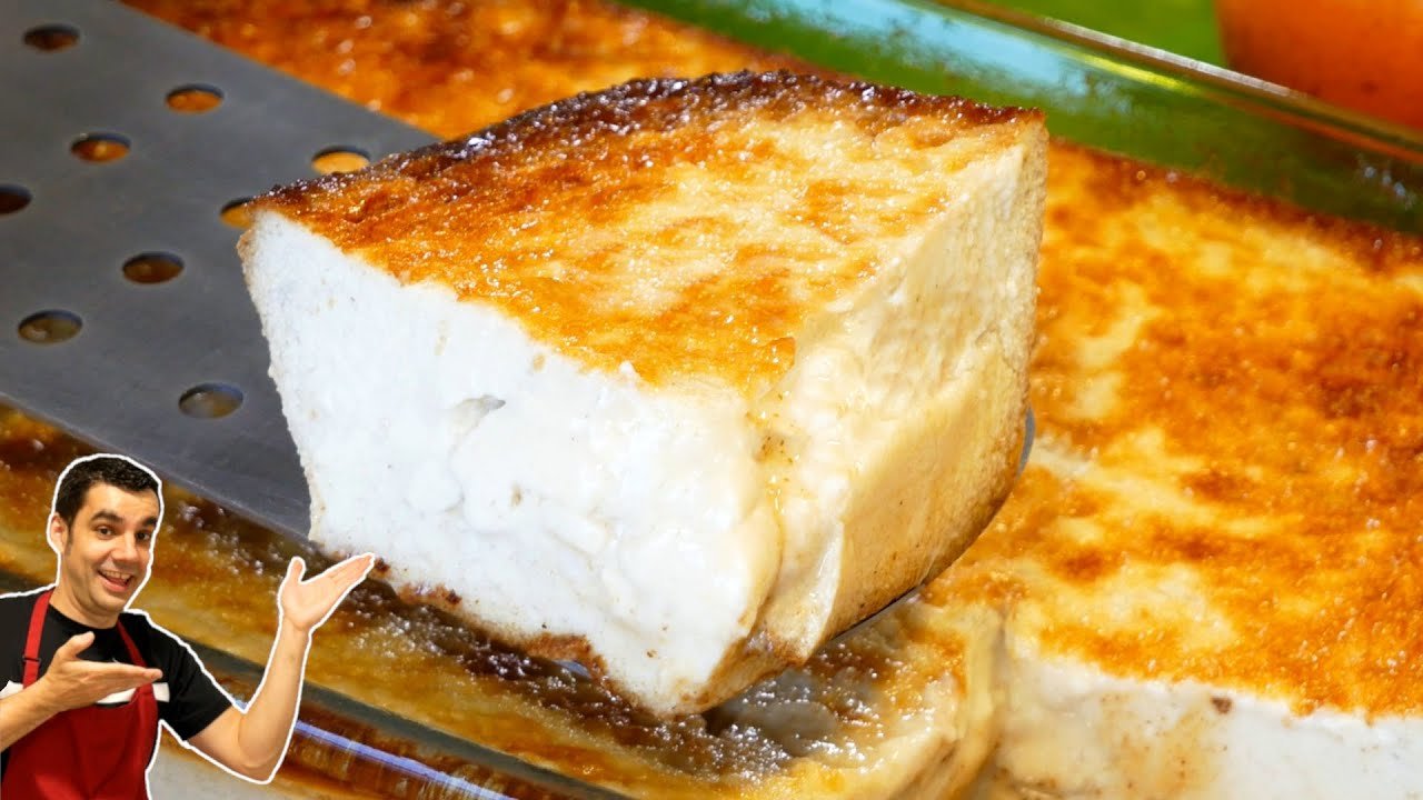 Receta de Flan de plátano maduro