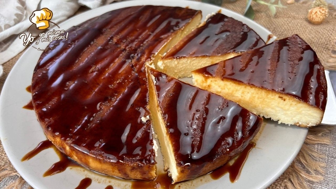 Receta de Flan de queso y yogur