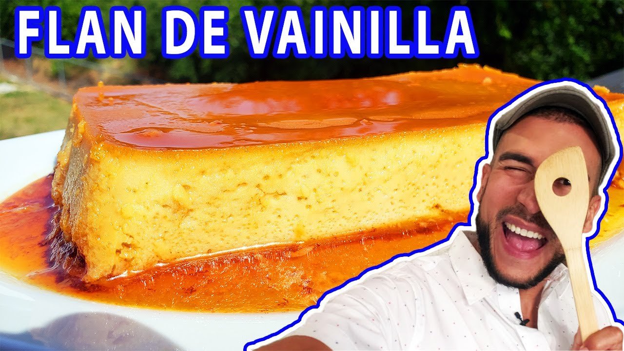 Receta de Flan de vainilla a lo boricua