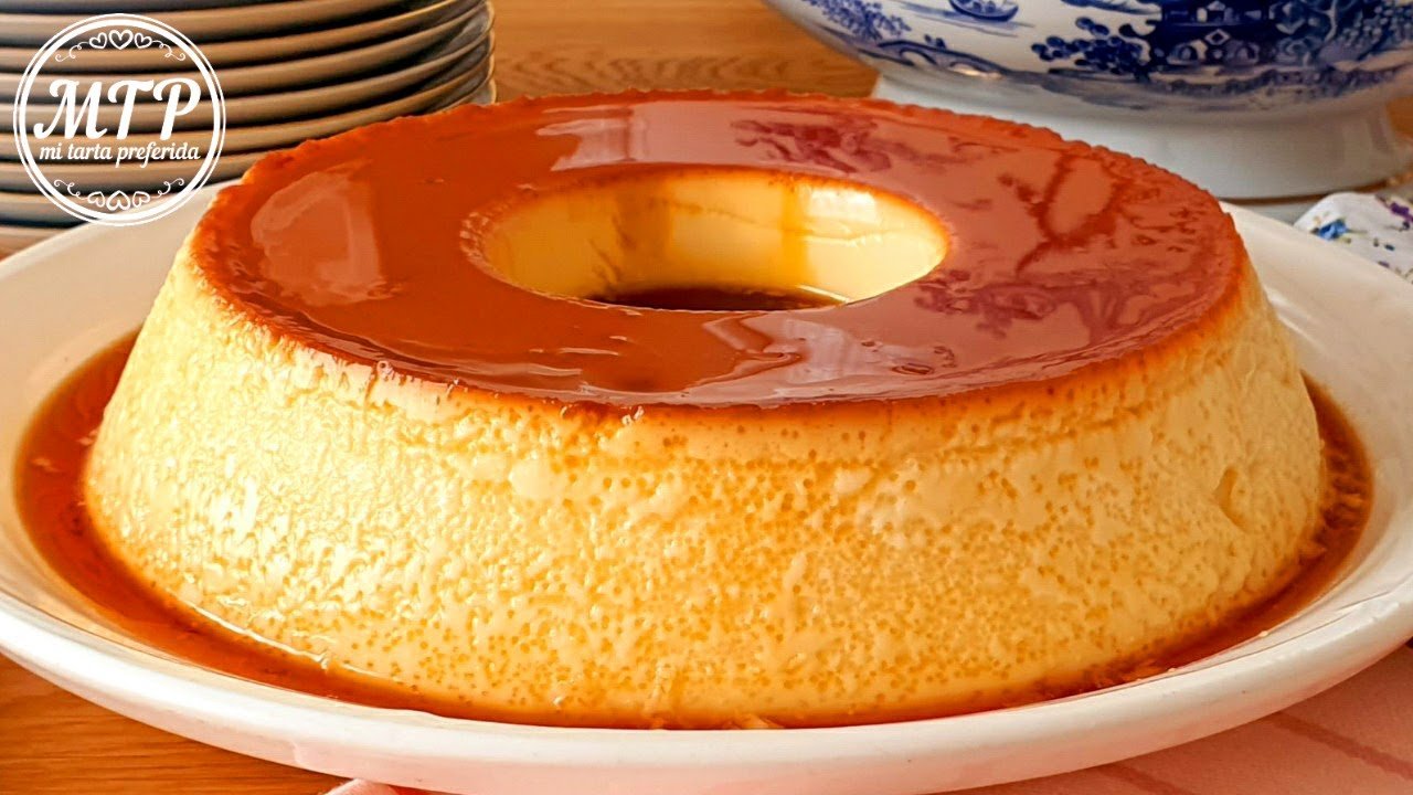 Receta de Flan de vainilla al horno