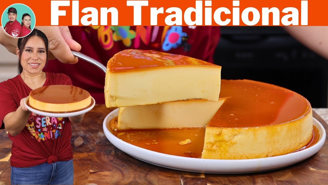 Receta de Flan napolitano al horno sin baño María