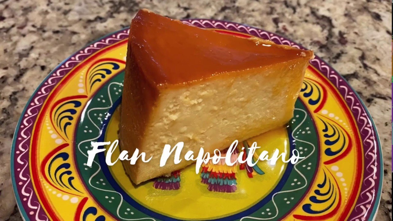 Receta de Flan napolitano en olla express