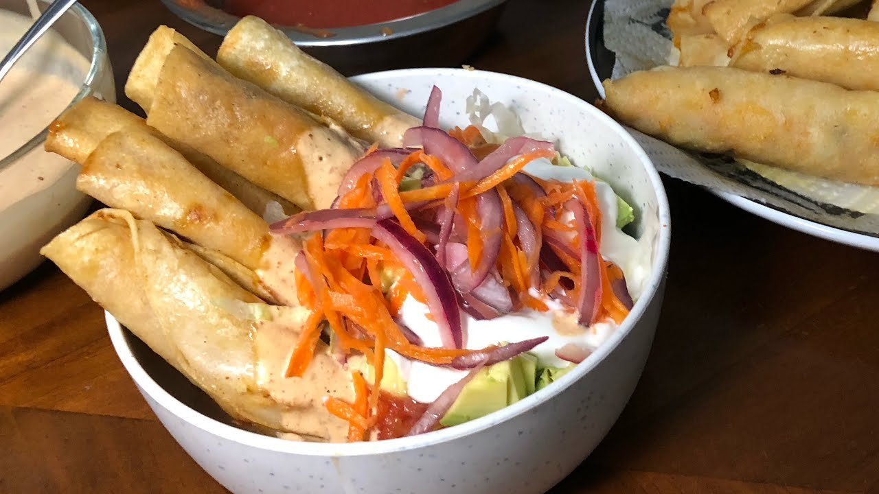 Receta de Flautas de camarones