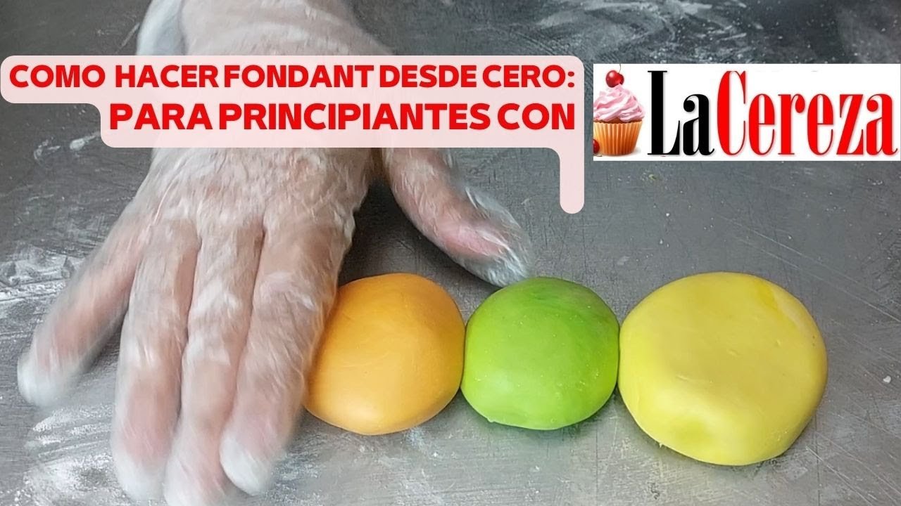 Receta de Fondant casero