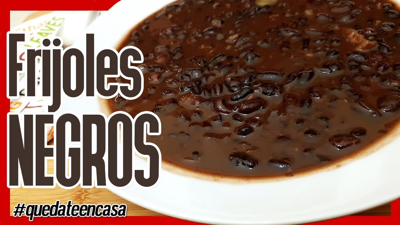 Receta de Frijoles negros a la cubana