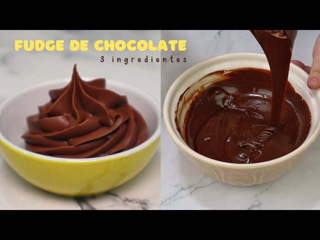 Receta de Fudge de chocolate