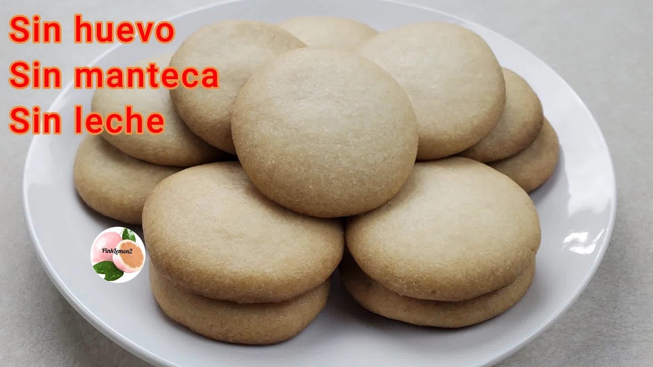 Receta de Galletas caseras sin mantequilla ni leche