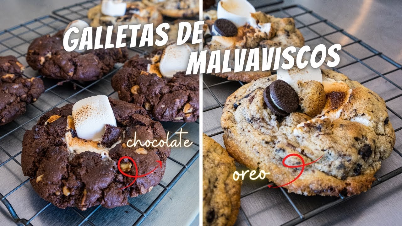 Receta de Galletas con malvaviscos