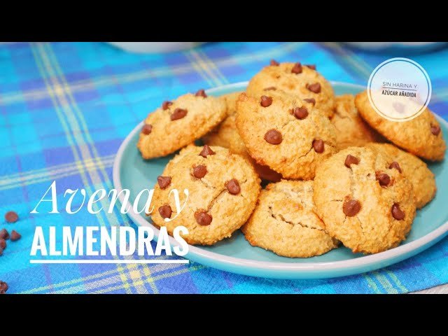 Receta de Galletas de almendras y avena