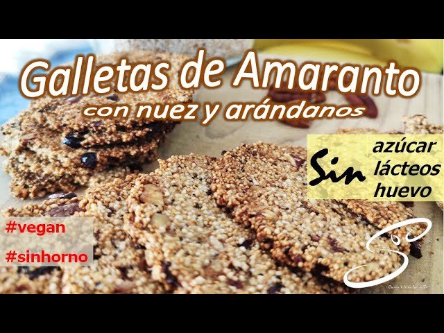 Receta de Galletas de amaranto