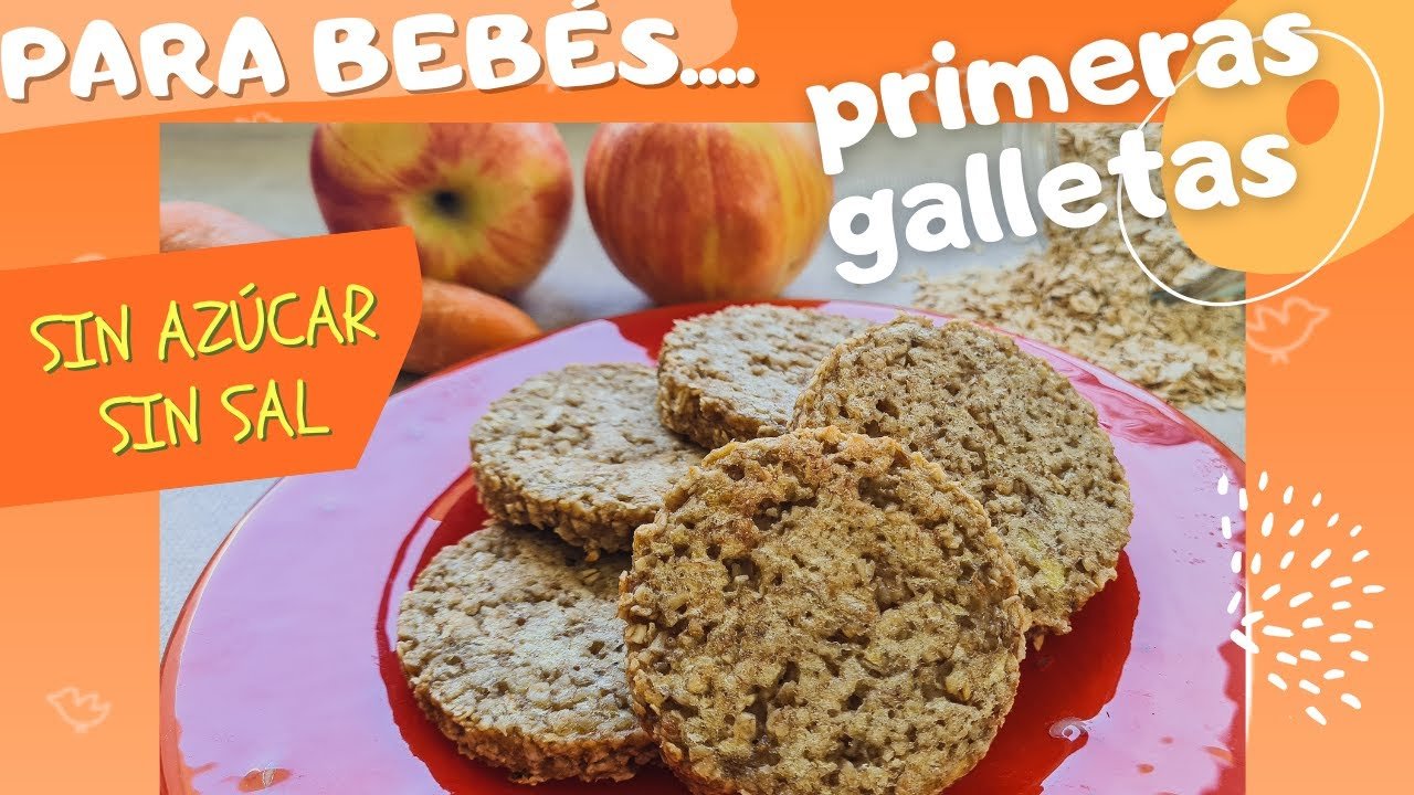 Receta de Galletas de avena para bebés