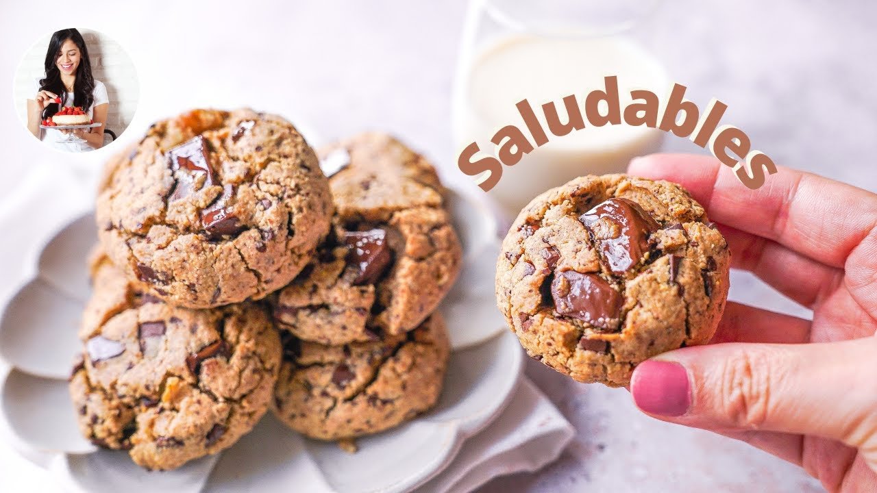 Receta de Galletas de avena y chocolate saludables