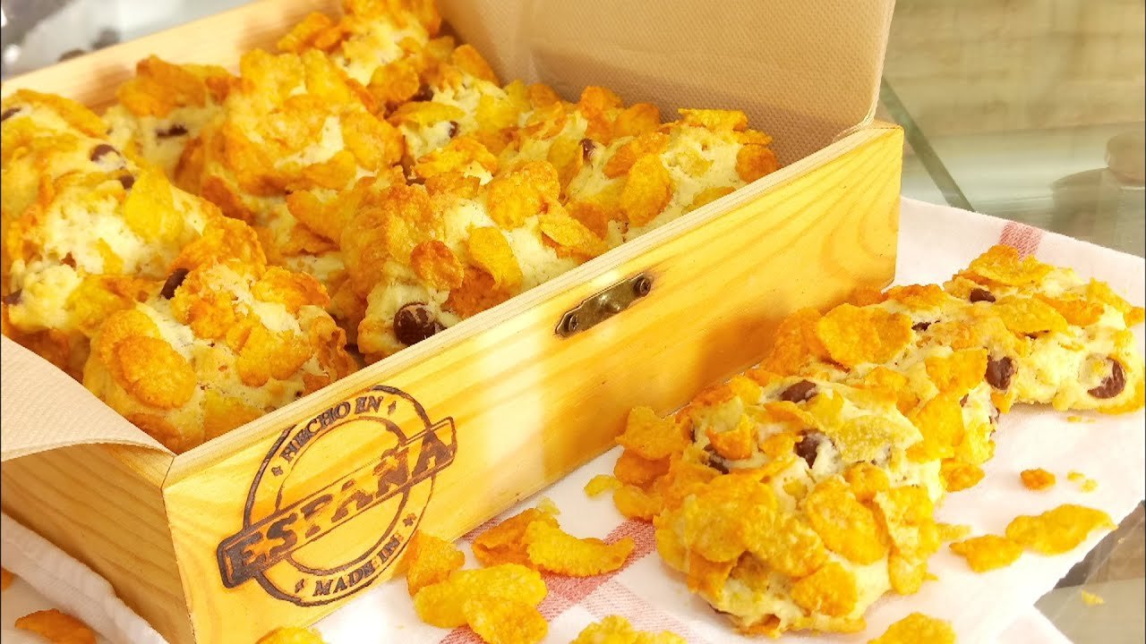 Receta de Galletas de cereal con chispas de chocolate