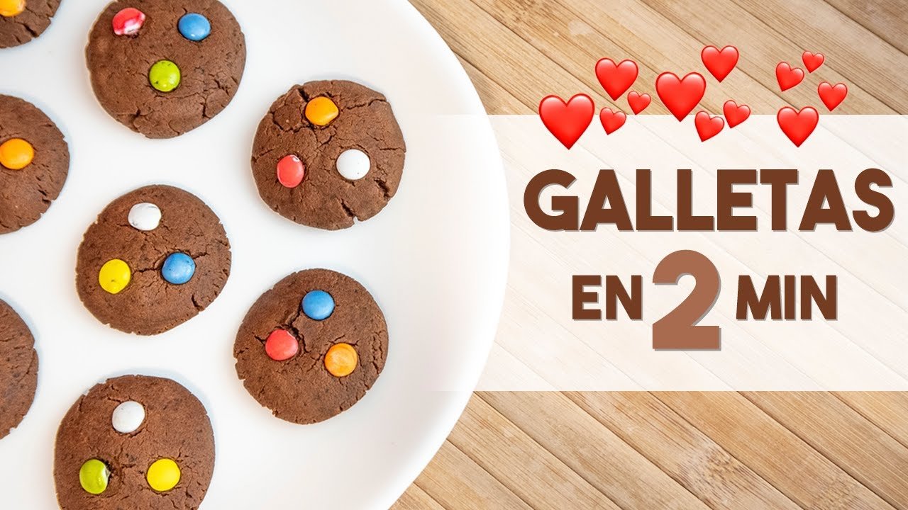 Receta de Galletas de chocolate en microondas