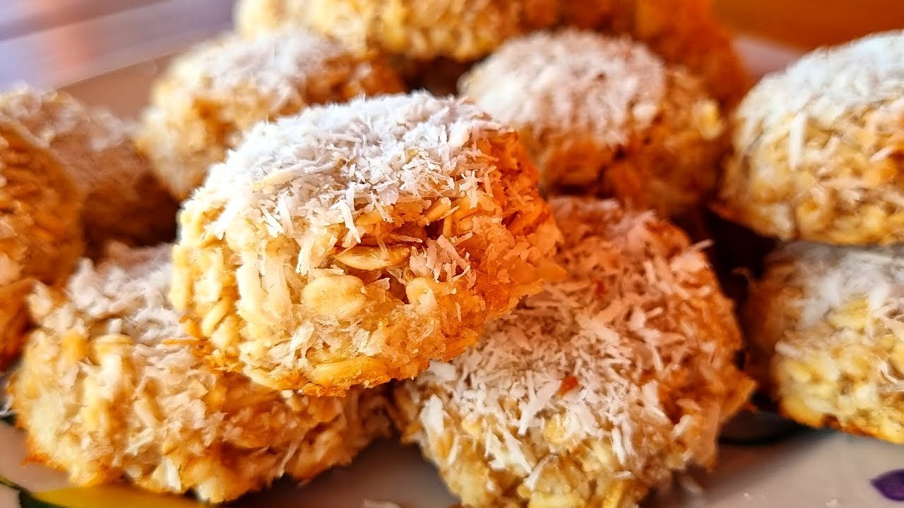 Receta de Galletas de coco veganas