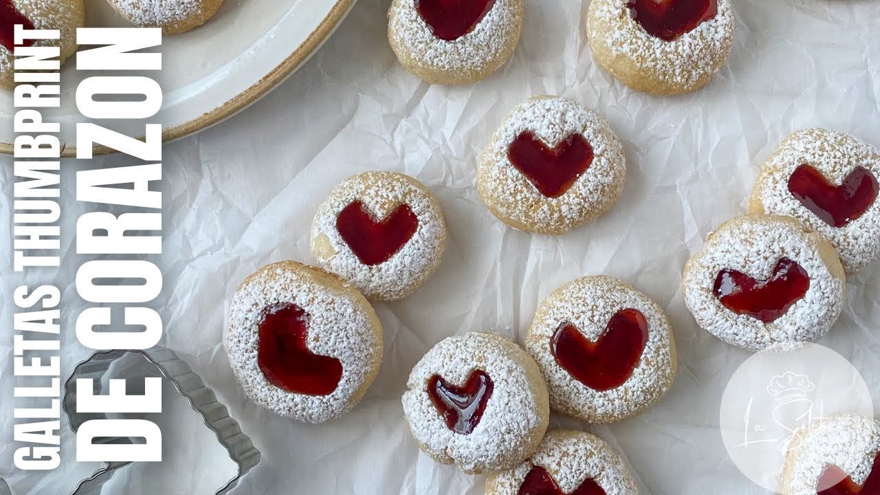 Receta de Galletas de corazón con mantequilla