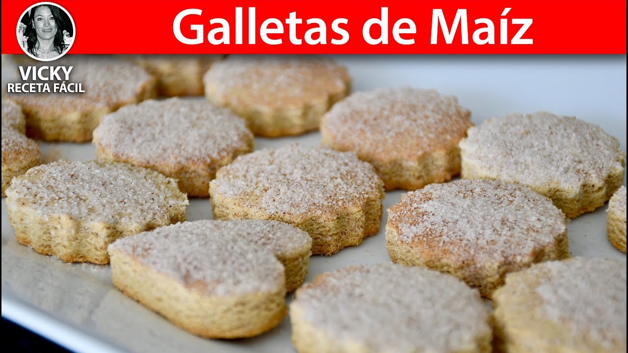 Receta de Galletas de maíz horneadas