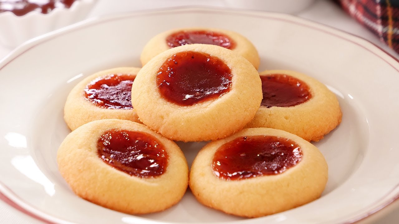 Receta de Galletas de mantequilla con mermelada