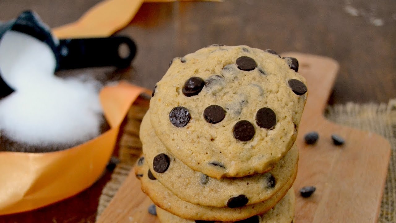 Receta de Galletas de plátano y chocolate