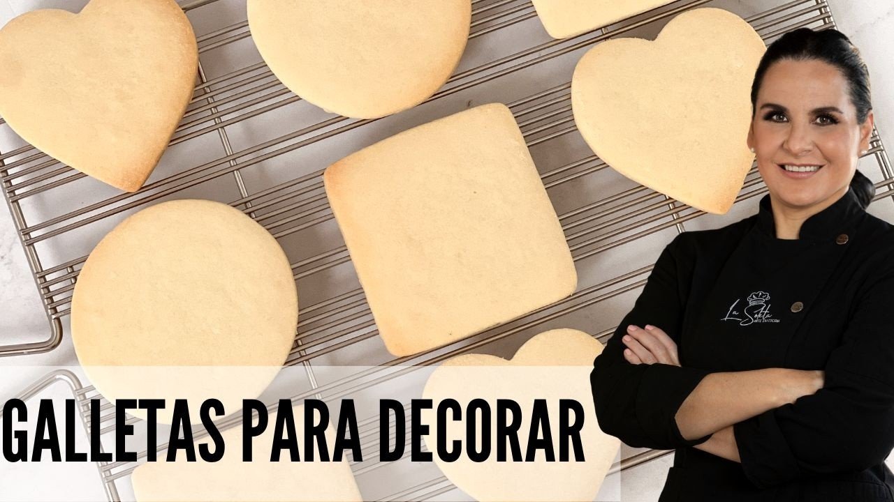 Receta de Galletas decoradas con crema