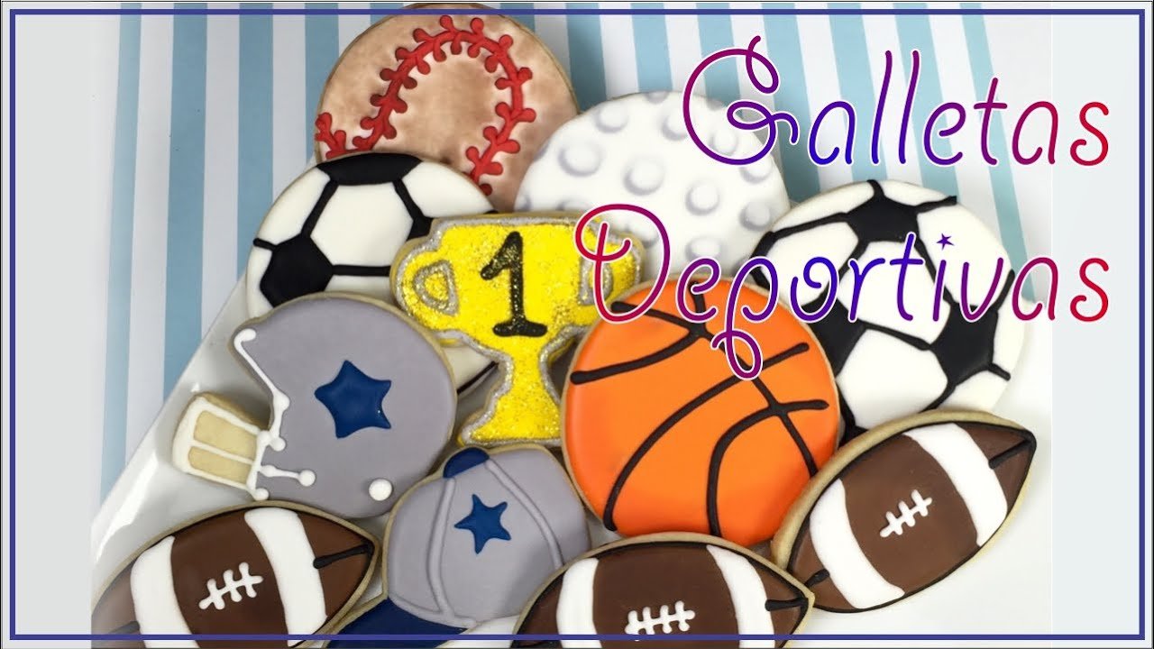 Receta de Galletas decoradas: deportes