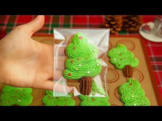 Receta de Galletas en forma de árbol de Navidad