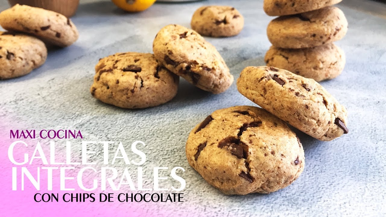 Receta de Galletas integrales de chocolate