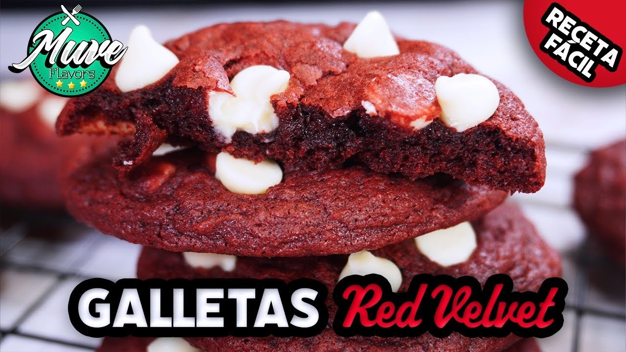 Receta de Galletas red velvet