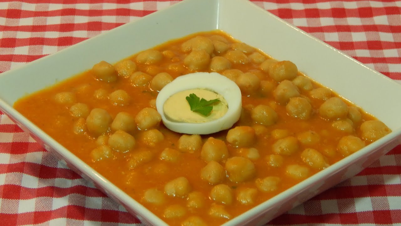 Receta de Garbanzos a la catalana