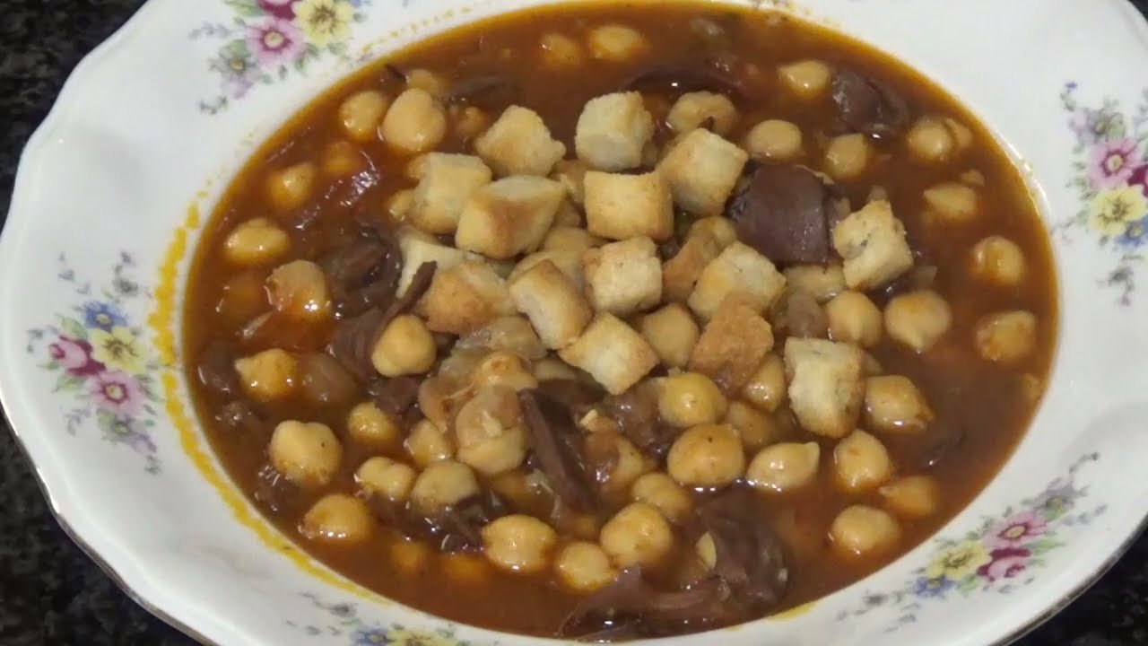 Receta de Garbanzos con salsa americana fáciles y deliciosos