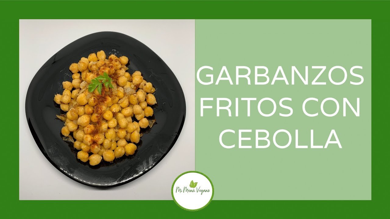 Receta de Garbanzos fritos con cebolla