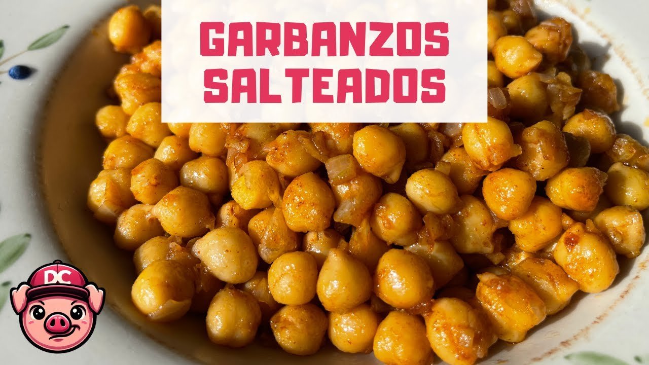 Receta de Garbanzos salteados
